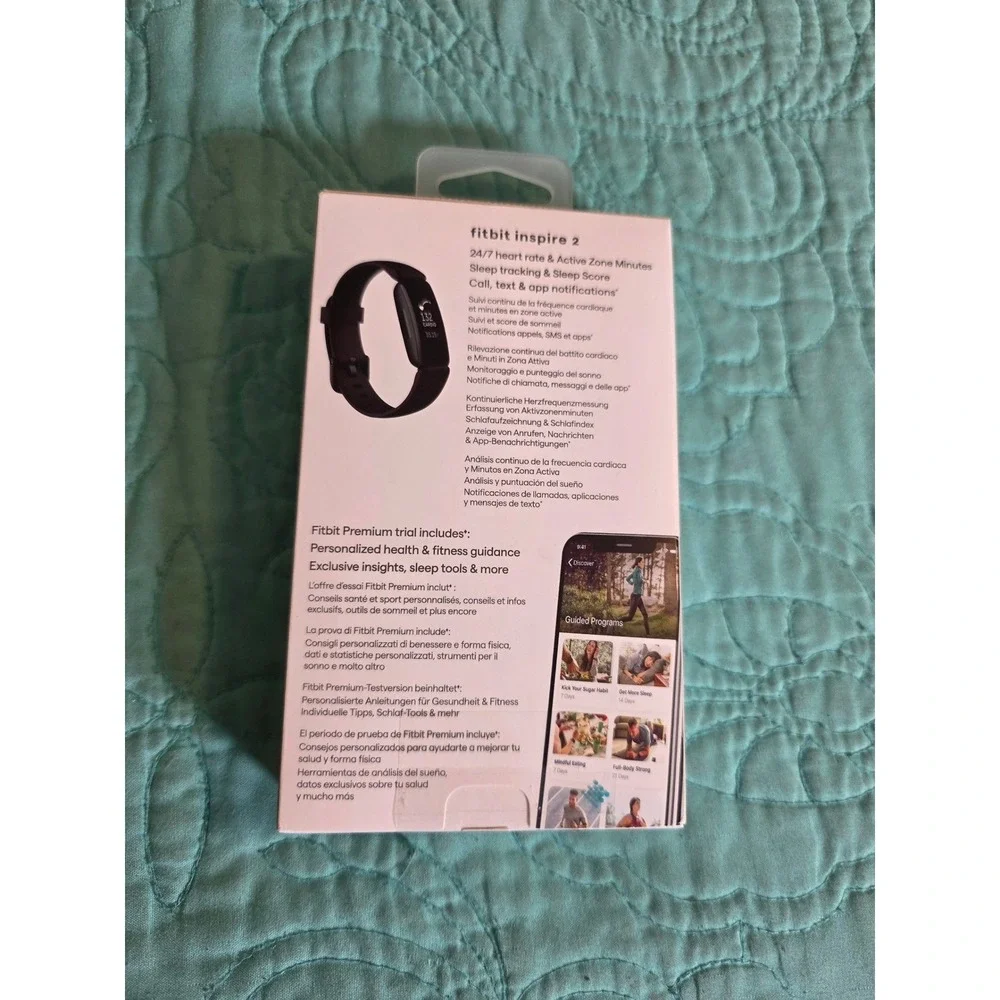 Fitbit Inspire 2 Fitness Tracker Heart Rate Monitor Black FB418BKBC